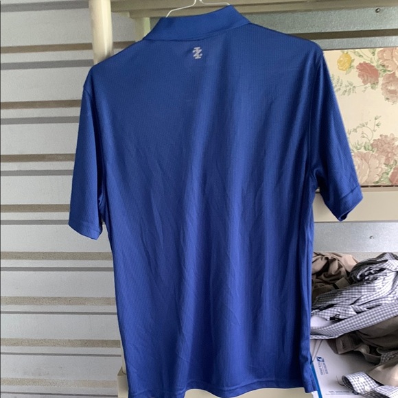 Izod Blue Performance Polo Shirt - Picture 6 of 6